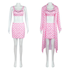Load image into Gallery viewer, Women and Kids Barbie Costumes Barbie Cosplay Pink 2PCS and Long Coat