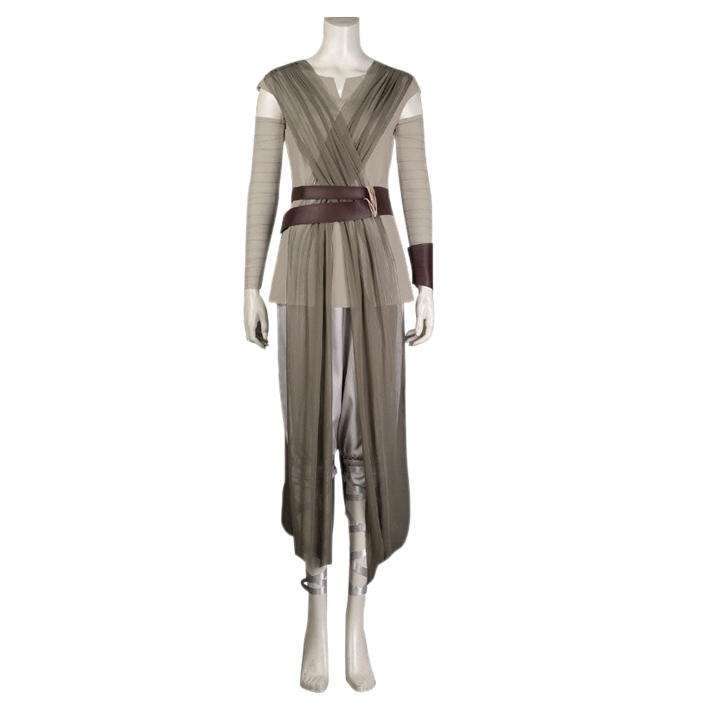 Star Wars The Rise of Skywalker Rey Full Set Cosplay Halloween Costume –  Jolly Costume