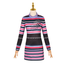Load image into Gallery viewer, Beetlejuice Astrid Deetz Multi Color Stripe Cosplay Costume for Women and Kids