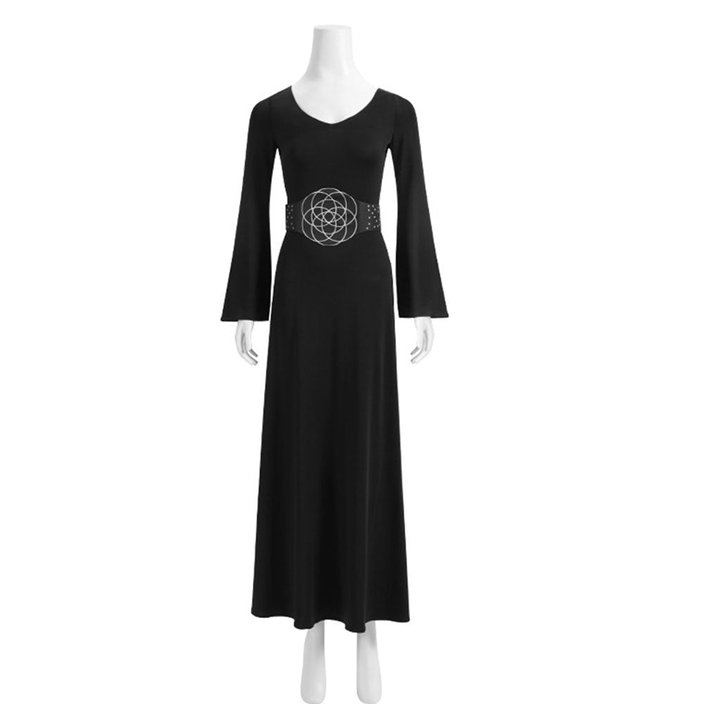 beetlejuice black dress Beetlejuice 2 Lydia Deetz Musical Black Dress Carnival Halloween Cosplay Costume main image 1
