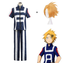 Load image into Gallery viewer, My Hero Academia Costume Denki Kaminari Training/Gym Cosplay Outfits With Wigs Unisex