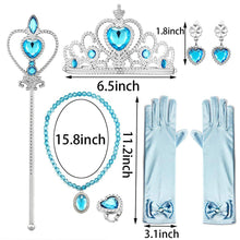 Load image into Gallery viewer, Girls Costume Princess Elsa Cosplay Dress Birthday Party Dress With Accessories