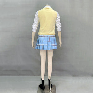 My Dress-Up Darling Costumes Kitagawa Marin Cosplay School Uniform With Sweater for Women and Kids