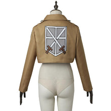 Load image into Gallery viewer, Womens Attack On Titan Costume Mikasa Ackerman Cosplay Battle Full Set Costume