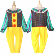Load image into Gallery viewer, Chapter One Costume Pennywise Cosplay Yellow Suit Scary Joker Suit for Women and Kids