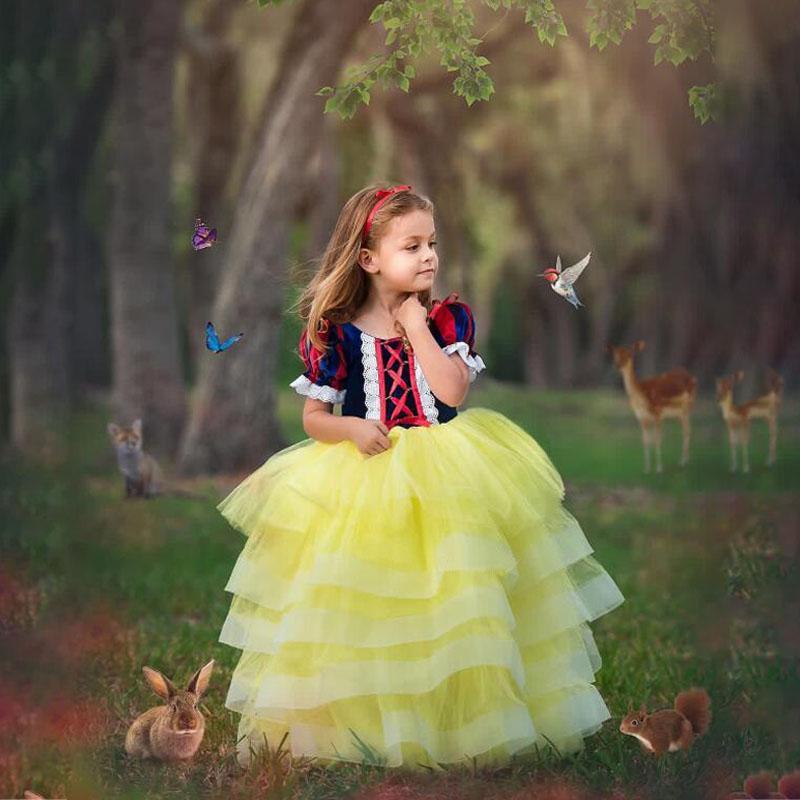 Princess Snow White Costume Generic Dress Up with Accessories for Girl –  Jolly Costume