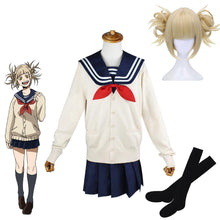Load image into Gallery viewer, My Hero Academia League of Villains Himiko Toga Costume Uniform With Wigs