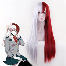 Load image into Gallery viewer, My Hero Academy 30in/80cm Todoroki Shoto Cosplay Long Wigs