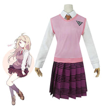 Load image into Gallery viewer, 5 PCS Danganronpa Costume Kaede Akamatsu Cosplay Dress Set School Uniform