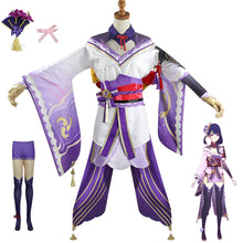 Load image into Gallery viewer, Genshin Impact Costume Raiden Shougun Beelzebul Cosplay Full Set For Women