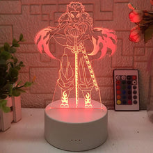 Load image into Gallery viewer, Demon Slayer Light Figure Kyojuro Rengoku 16 colors Creative Toy USB Charge