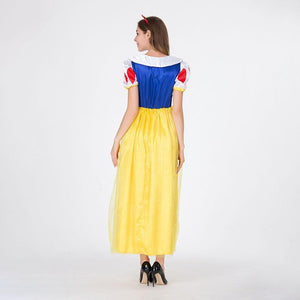 High Quality Snow White Costume Dress for Adult Classic Princess Cosplay