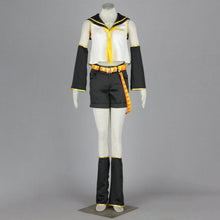 Load image into Gallery viewer, Vocaloid Costume Kagamine Rin Cosplay Set For Women and Kids