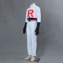 Load image into Gallery viewer, Men and Kids Pokemon Costume Team Rocket James Inkay Cosplay Full Sets