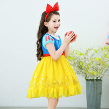 Load image into Gallery viewer, Princess Costume Snow White Summer Dress With Accessories For Toddler Girls Party