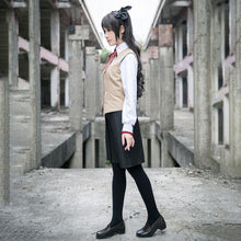 Load image into Gallery viewer, Women and Kids Fate Stay Night Costume Rin Tohsaka Cosplay School Uniform Full Sets