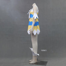 Load image into Gallery viewer, Women and Kids Fairy Tail Costume Wendy Marvell Cosplay Yellow Sets