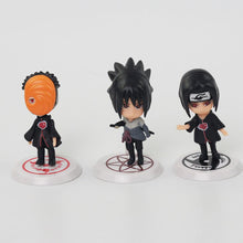 Load image into Gallery viewer, 6PCS 7cm Naruto Figure Cute Chibi Naruto Itachi Gaara Tobi Figure Toys