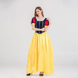High Quality Women's Snow White Costume Adult Princess Costumes Dress