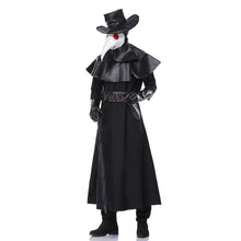 Load image into Gallery viewer, Plague Doctor Costume Steampunk Style Medieval Plague Doctor Cosplay Set For Halloween Party