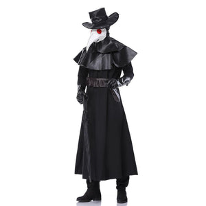 Plague Doctor Costume Steampunk Style Medieval Plague Doctor Cosplay Set For Halloween Party