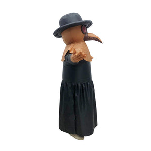 Inflatable Plague Doctor Cosplay Costume Blow Up Suit Halloween party For Adults