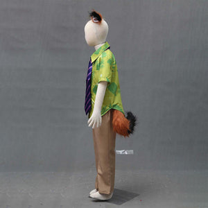 Zootopia Costume The Fox Nick Wilde Cosplay Set For Kids and Men
