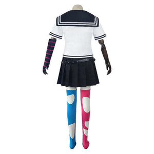 7 PCS Danganronpa Costume Mioda Ibuki Cosplay Dress Set Sailor Suit With Wig