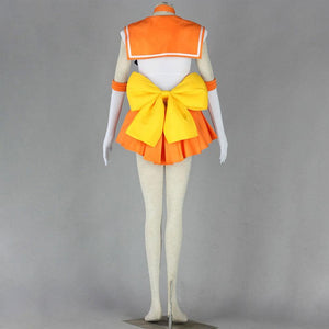 Sailor Moon Costume Sailor Venus Aino Minago Cosplay Full Fight Sets For Women and Kids