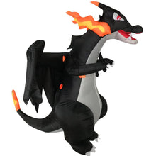 Load image into Gallery viewer, Inflatable T Rex Cosplay Dinosaur Charizard Costume Blow Up Suit For Adults