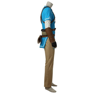 Mens The Legend Of Zelda Breath Of The Wild Link High Quality Cosplay Costume