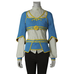 Womens The Legend of Zelda Breath of the Wild Princess Zelda High Quality Cosplay Costume