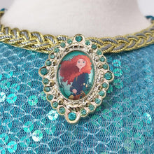 Load image into Gallery viewer, Brave Costume The Princess Merida Cosplay Dress With Belt Birthday Party Dress For Grils