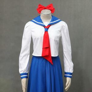 Women and Kids Sailor Moon Costume Sailor Venus Aino Minago Cosplay School Uniform Sets