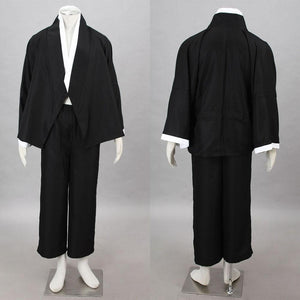 Men and Children Bleach Costume Yamamoto Genryuusai Shigekuni Cosplay Kimono Full Outfit