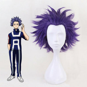 My Hero Academia Shinso Hitoshi Training/Gym Suit Costumes With Wigs Unisex