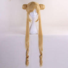 Load image into Gallery viewer, Sailor Moon Costume 90cm Sailor moon Tsukino Usagi Wig Heat Resistant Sythentic Hair