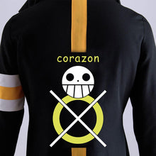 Load image into Gallery viewer, Men and Children One Piece Costume Trafalgar Law Cosplay Long Embroidery Coat