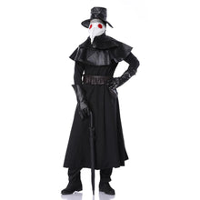 Load image into Gallery viewer, Plague Doctor Costume Steampunk Style Medieval Plague Doctor Cosplay Set For Halloween Party