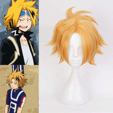 Load image into Gallery viewer, My Hero Academia Denki Kaminari Training/Gym Suit Costumes With Wigs Unisex