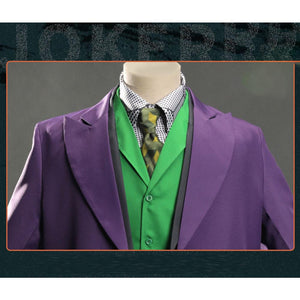 DC Batman The Dark Knight The Joker Full Suit Purple Suits Cosplay Costume