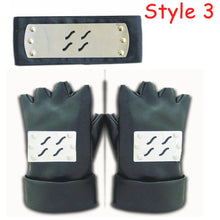 Load image into Gallery viewer, 5 Styles Naruto Hatake Kakashi Cosplay Leaf Village Headband and Gloves