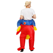 Load image into Gallery viewer, Inflatable Dinosaur Costume T-Rex Dino Rider Outfit Halloween Cosplay Blow Up Costume For Adults