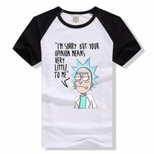 Load image into Gallery viewer, Mens Rick and Morty Cotton Tee Shirt Crew Neck Printed Summer Casual Tops