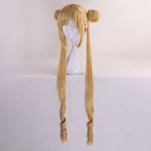 Load image into Gallery viewer, Sailor Moon Costume 90cm Sailor moon Tsukino Usagi Wig Heat Resistant Sythentic Hair