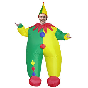 Inflatable 4 Kinds of Funny Joker Cosplay Costume Halloween Christmas Party For Adults