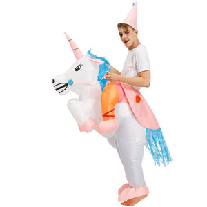 Inflatable Horse Bull Unicorn Cosplay Costume Halloween Christmas Party For Adults