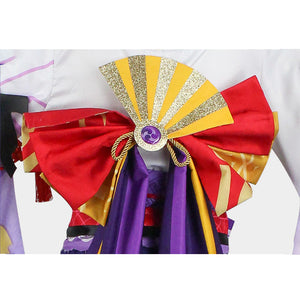 Genshin Impact Costume Raiden Shougun Beelzebul Cosplay Full Set For Women