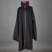 Load image into Gallery viewer, Black Cosplay Cloak with High Stand Collar  Red Cloud Wide Sleeve Long Robe Halloween Outfit