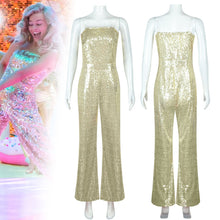 Load image into Gallery viewer, Women and Kids Barbie Costumes Barbie Cosplay Sequined Jumpsuit